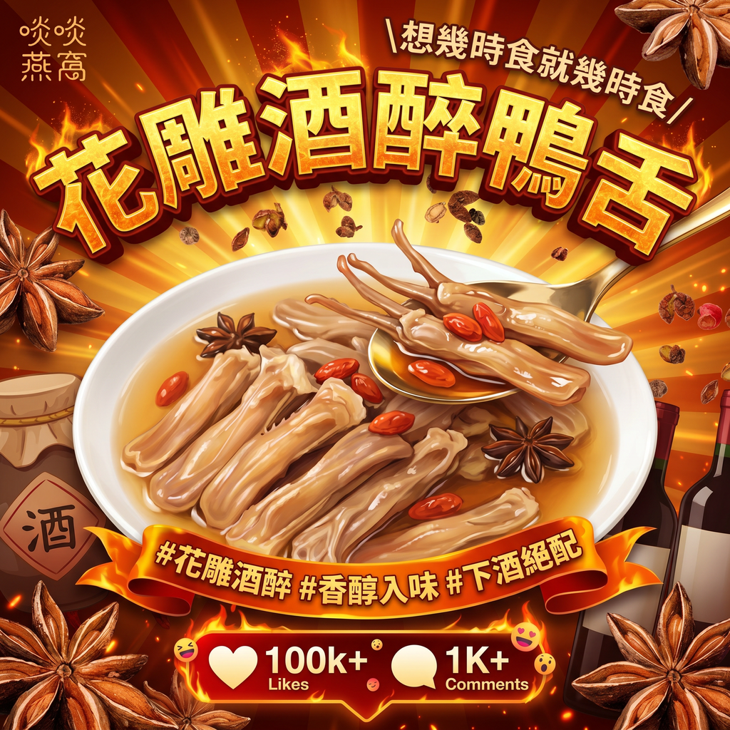 Z舌 - 花雕酒醉鴨舌✨