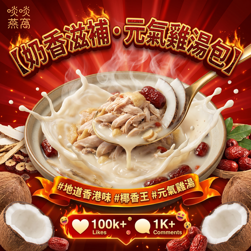 [G25] G25-奶香椰子雞湯（湯包350ML）