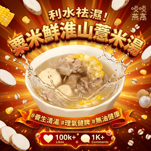 [G13] G13-粟米鮮淮山薏米湯(湯包350ML)